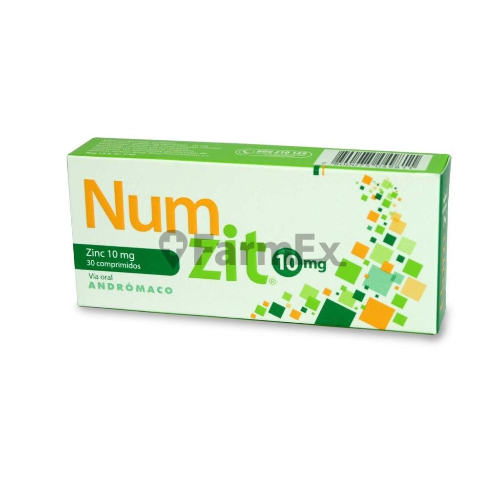 Num Zit 10 mg x 30 comprimidos Farmex-BanMedica-Persistente